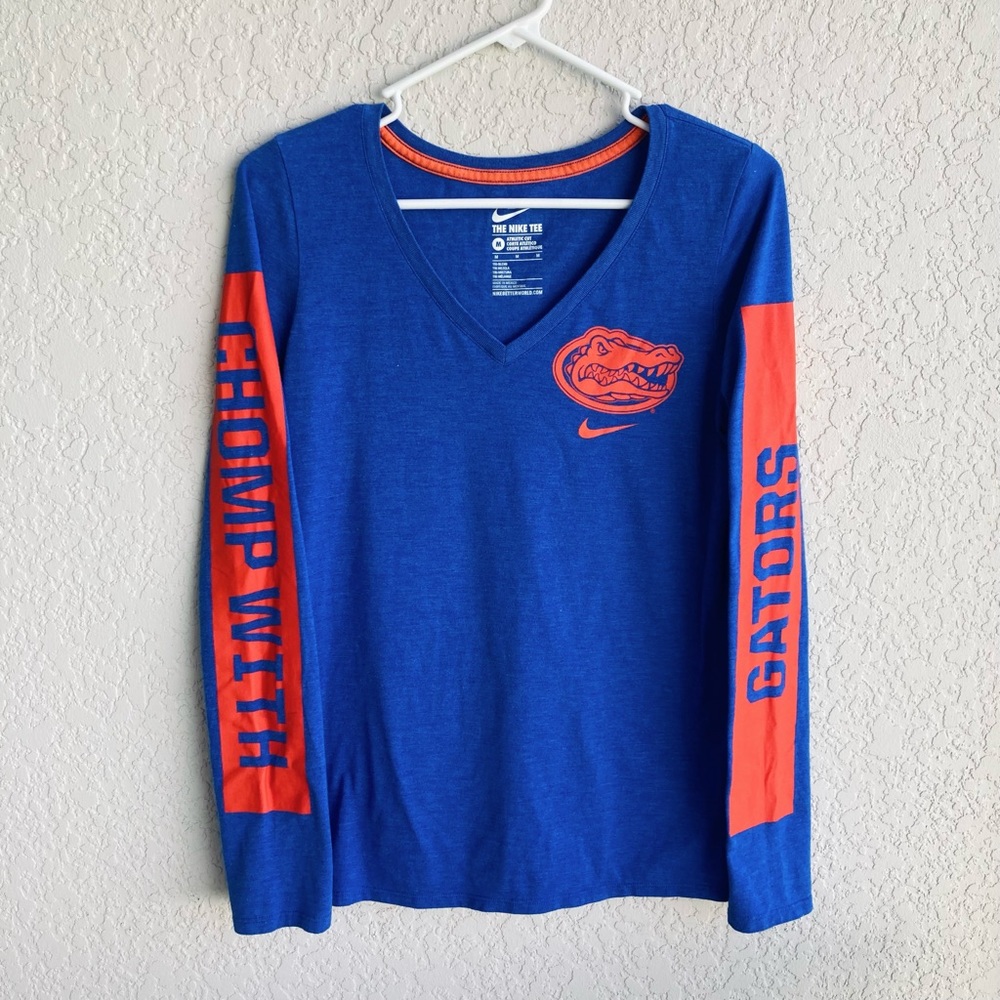 Chomp with gators Nike long sleeve tee